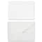 Ensemble de cartes et d’enveloppes blanches miroitantes en format A7 de Recollections